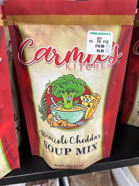 Carmies Kitchen Broccoli Cheddar Soup Mix 3.1oz