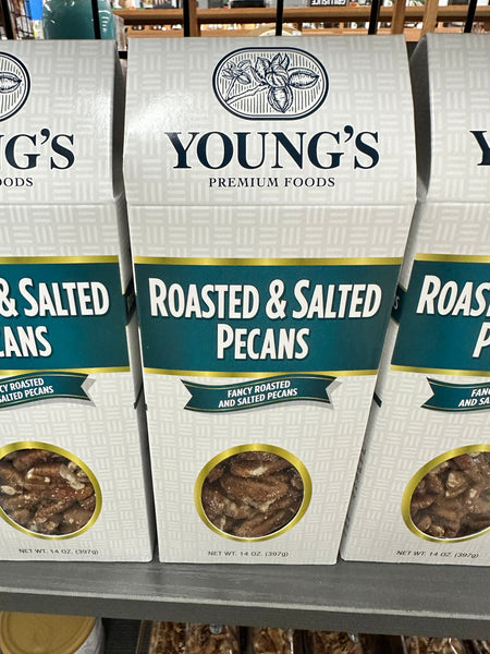 Young's Pecans 14oz Butter Roasted & Salted Pecans