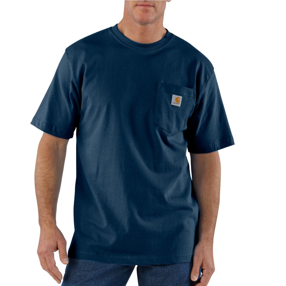 Carhartt K87 Men s Short Sleeve Pocket Work T Shirt Tomlinson Sales Company